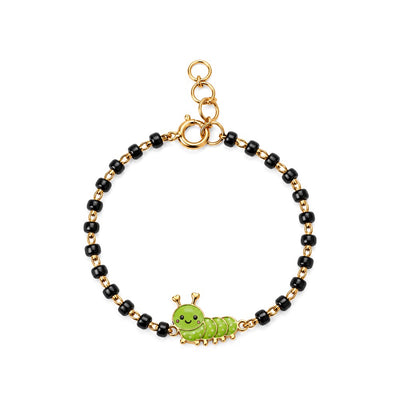 Cheerful Caterpillar 9KT Gold Nazariya for Kids