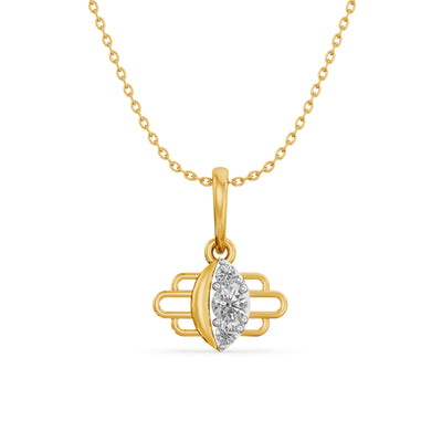 Third Eye 9KT Gold Laboratory Grown Diamond Pendant