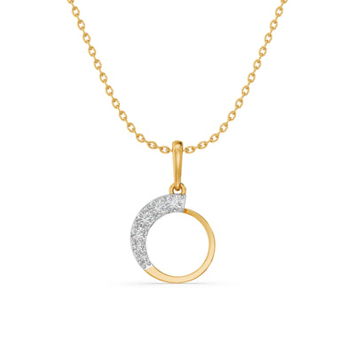 Eternal Loop 9KT Gold Laboratory Grown Diamond Pendant