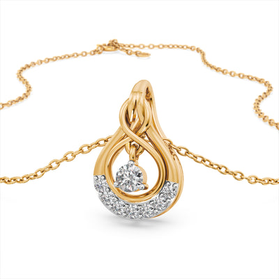 Promise of Light 9KT Gold Laboratory Grown Diamond Pendant