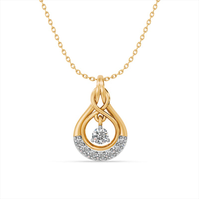 Promise of Light 9KT Gold Laboratory Grown Diamond Pendant