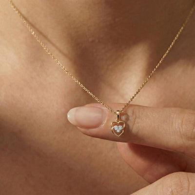 Urban Romance 9KT Gold Laboratory Grown Diamond Pendant