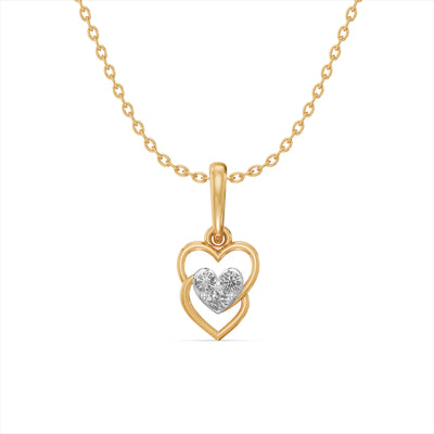 Urban Romance 9KT Gold Laboratory Grown Diamond Pendant