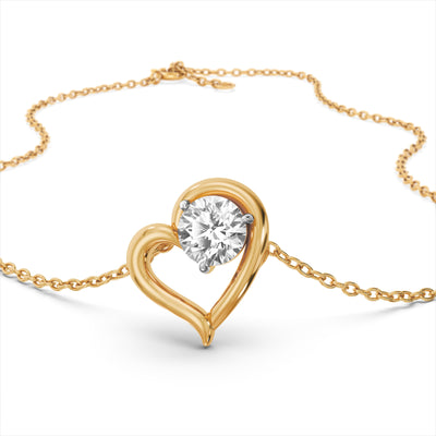 Love Whisper 9KT Gold Laboratory Grown Diamond Pendant