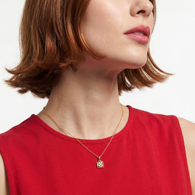 Orlina Spark 9KT Gold Laboratory Grown Diamond Pendant