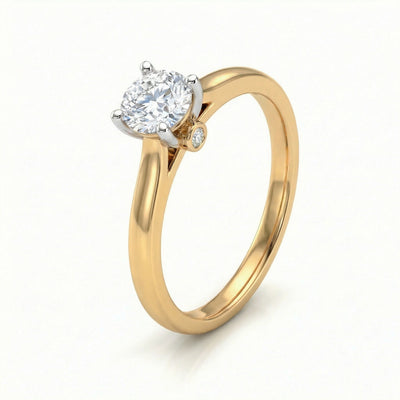 Forever Solitaire 9KT Gold Laboratory Grown Diamond Ring