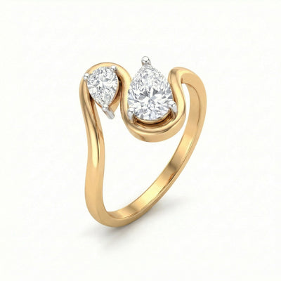 Bound Together 9KT Gold Laboratory Grown Diamond Ring