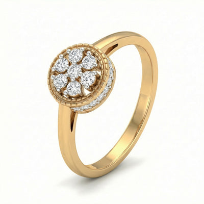 All Eyes On You 9KT Gold Laboratory Grown Diamond Ring