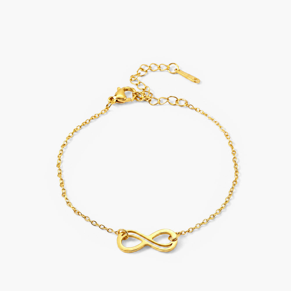 Infinity Charm Chain Bracelet
