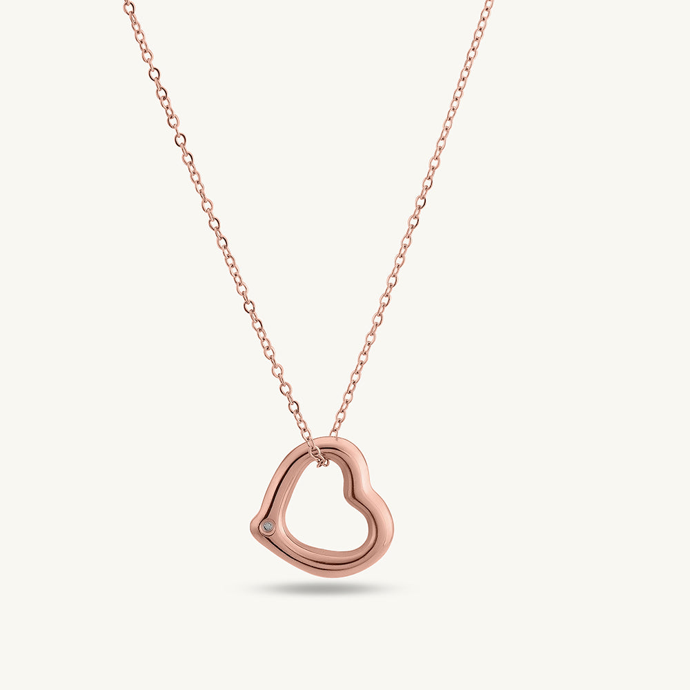 Cute Heart Pendant Necklace