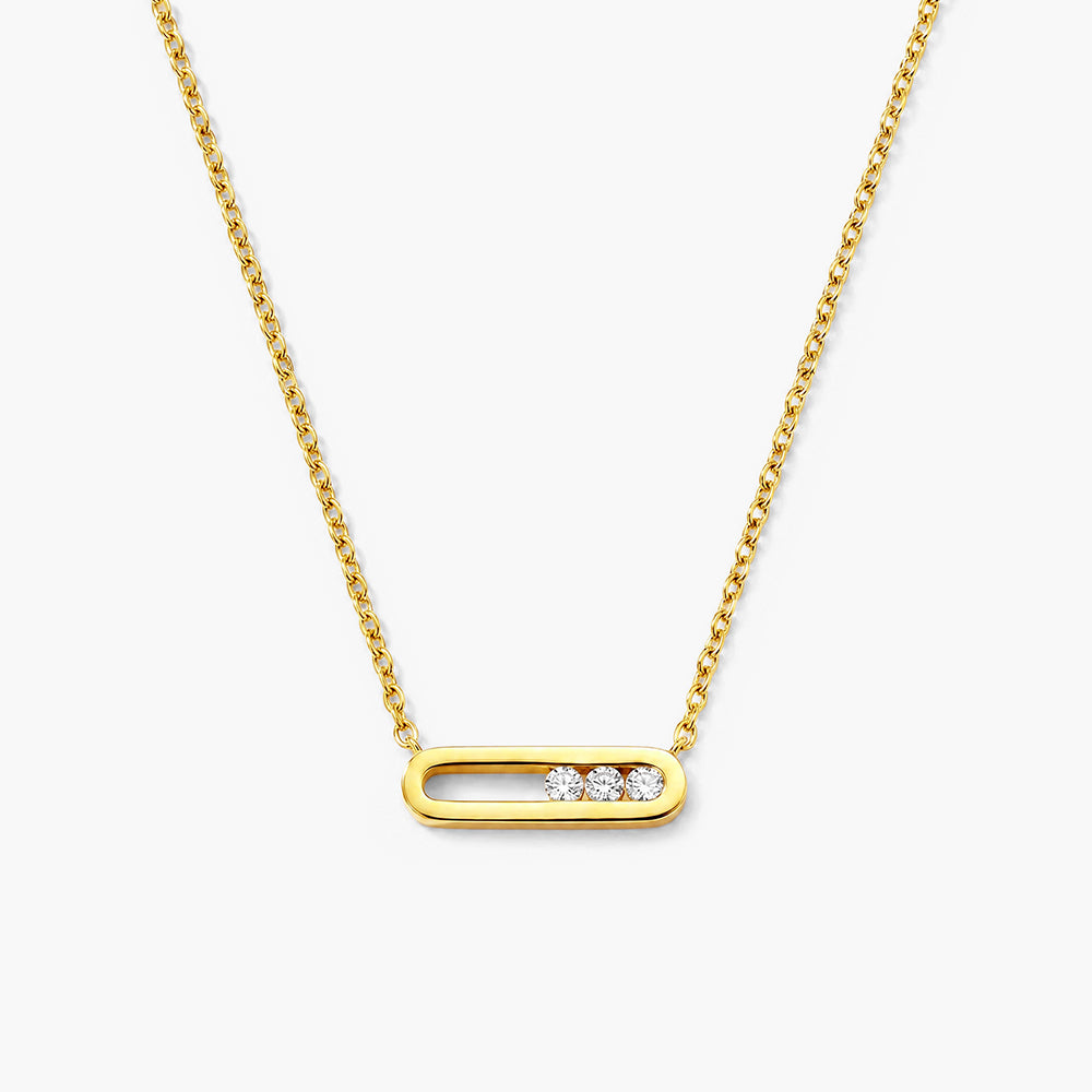 Stones Bar Necklace