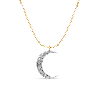 Moonlight 9KT Gold Laboratory Grown Diamond Necklace
