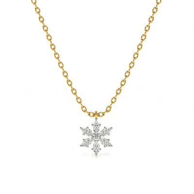 Eternal Blossom 9KT Gold Laboratory Grown Diamond Necklace