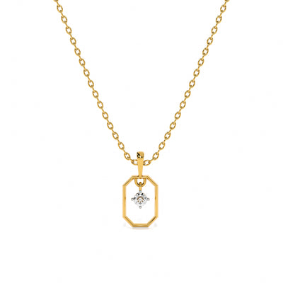 Vera Glow 9KT Gold Laboratory Grown Diamond Pendant