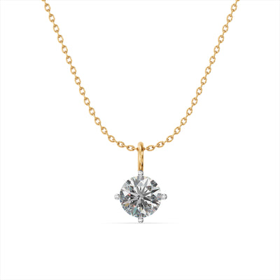 Pure Elegance 9KT Gold Laboratory Grown Diamond Pendant