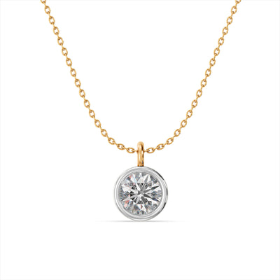 Solo 9KT Gold Laboratory Grown Diamond Pendant