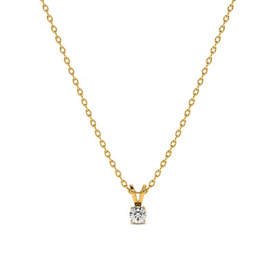 Pristine Spark 9KT Gold Laboratory Grown Diamond Pendant