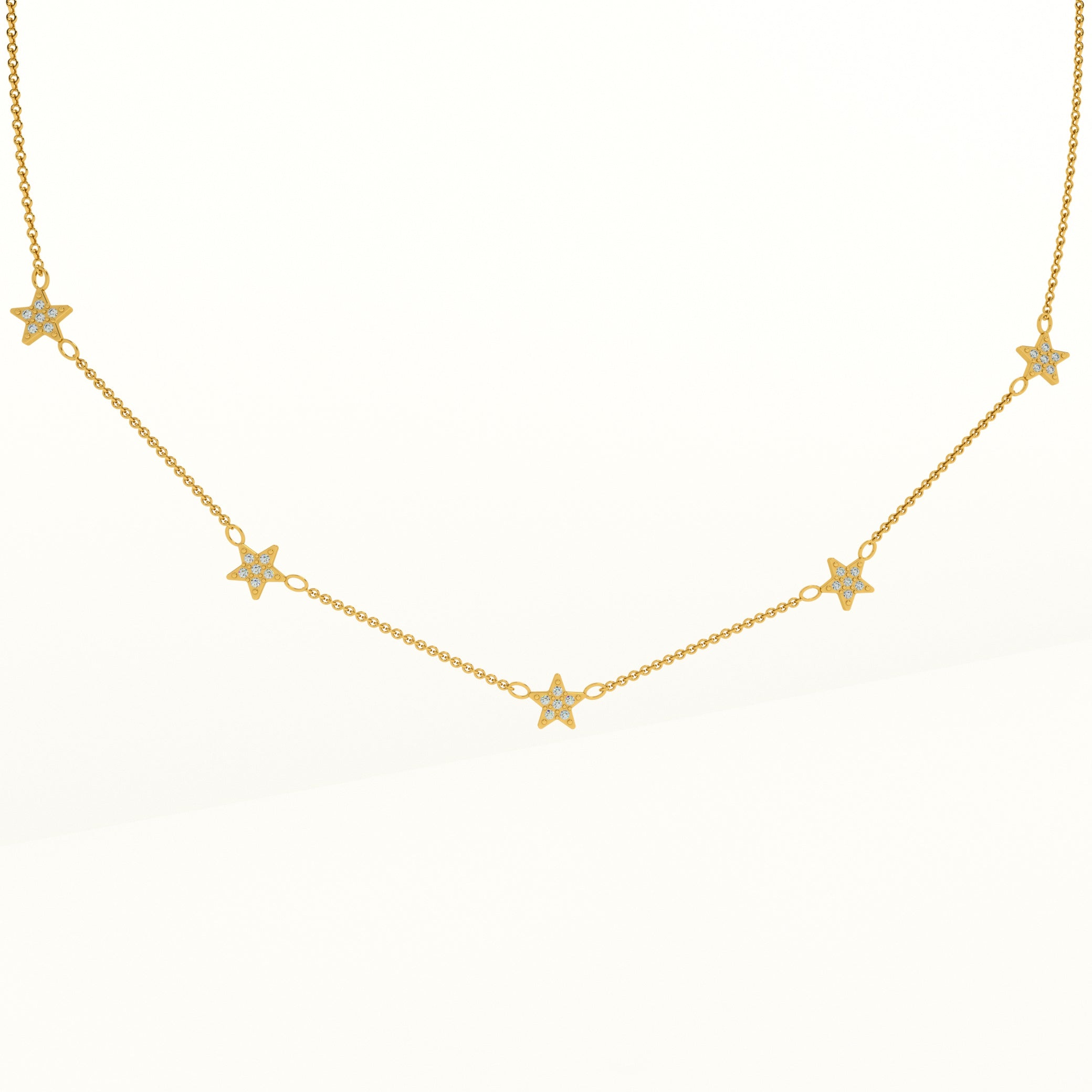 Gold Star Pendant Necklace