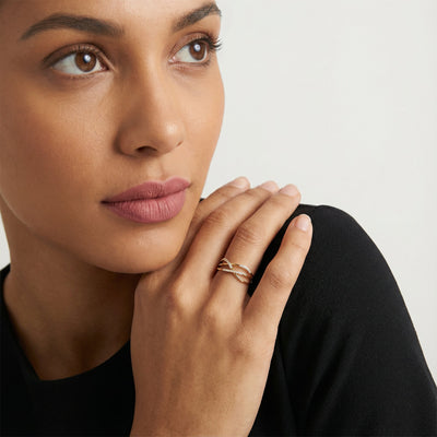 Infinity Spark 9KT Gold Laboratory Grown Diamond Ring