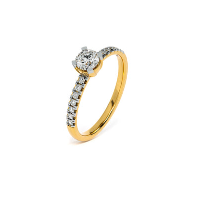 Glow 9KT Gold Laboratory Grown Diamond Ring