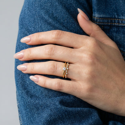 Trail 9KT Gold Laboratory Grown Diamond Ring