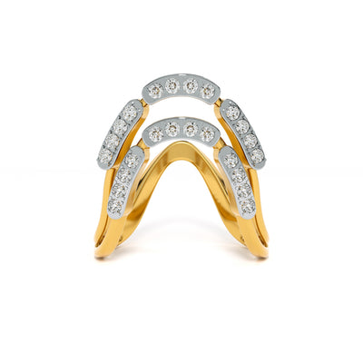 Brilliance 9KT Gold Laboratory Grown Diamond Ring