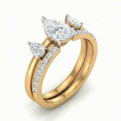 Forever Crowned 9KT Gold Laboratory Grown Diamond Ring