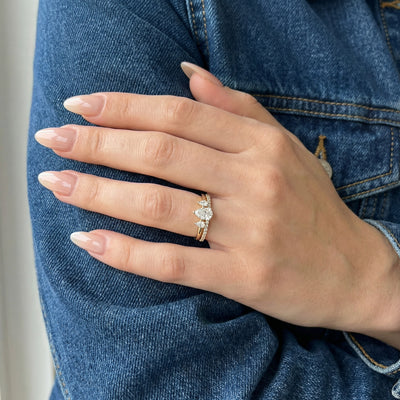 Forever Crowned 9KT Gold Laboratory Grown Diamond Ring