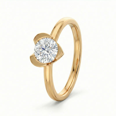 Heartbound Love 9KT Gold Laboratory Grown Diamond Ring