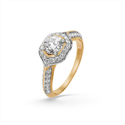 The Aurelia Crown 9KT Laboratory Grown Diamond Promise Ring