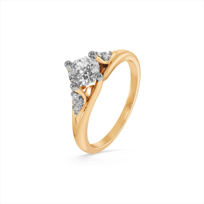 The Elara Solitaire 9KT Laboratory Grown Diamond Promise Ring