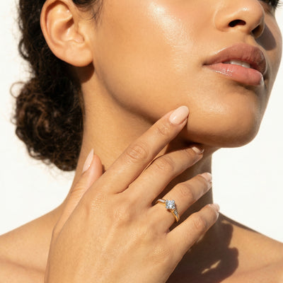 The Nova Band 9KT Laboratory Grown Diamond Promise Ring