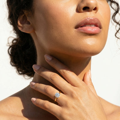 The Pure Set Solitaire 9KT Laboratory Grown Diamond Promise Ring