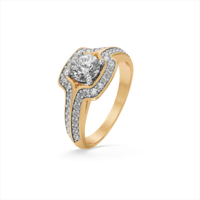 Regalia Halo 9KT Laboratory Grown Diamond Promise Ring