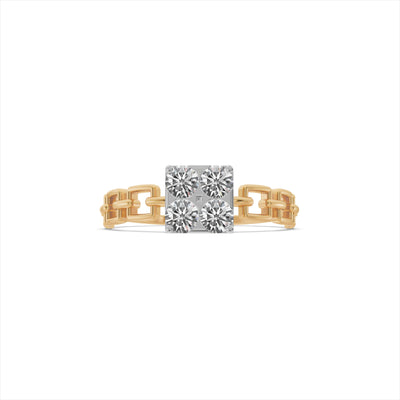 Urban Link 9KT Gold Laboratory Grown Diamond Ring