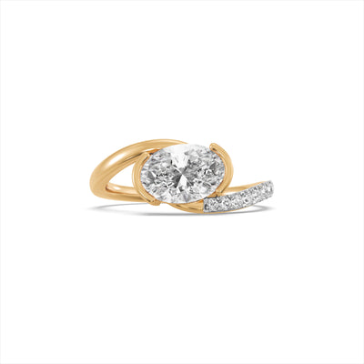 Dynasty 9KT Gold Laboratory Grown Diamond Ring