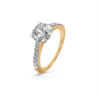 Forever Yours 9KT Gold Laboratory Grown Diamond Ring