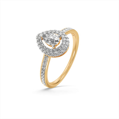 Heritage Bloom 9KT Gold Laboratory Grown Diamond Ring