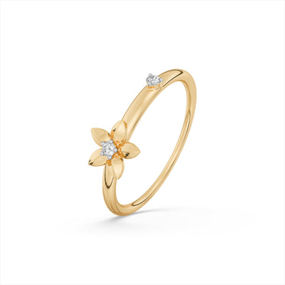 Stellar Wish 9KT Gold Laboratory Grown Diamond Ring