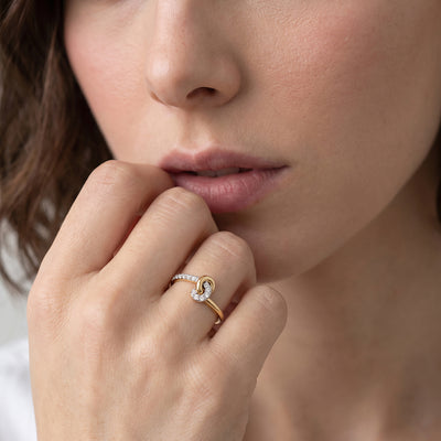 Oval Reverie 9KT Gold Laboratory Grown Diamond Ring