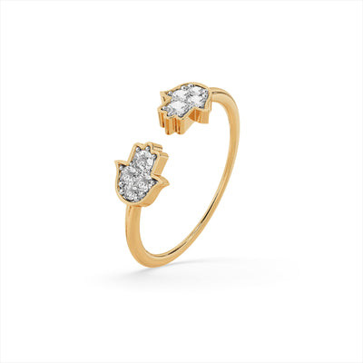 Lumiere Whisper 9KT Gold Laboratory Grown Diamond Ring