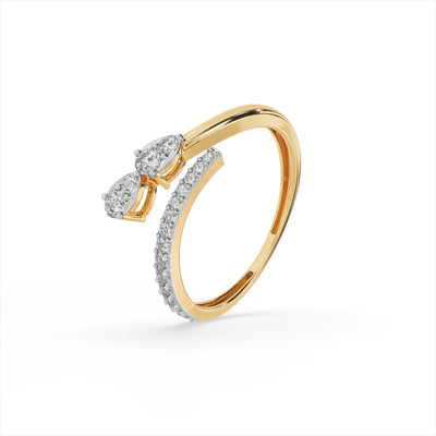Vesper Glow 9KT Gold Laboratory Grown Diamond Ring