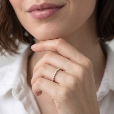 Endless Radiance 9KT Gold Laboratory Grown Diamond Ring