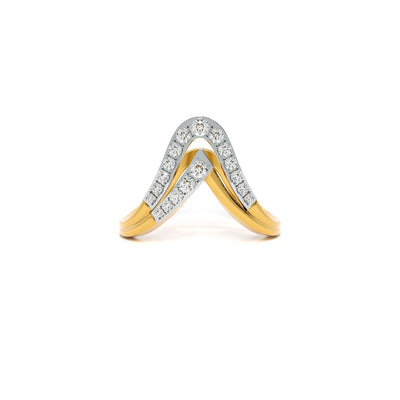 Elegance 9KT Gold Laboratory Grown Diamond Ring