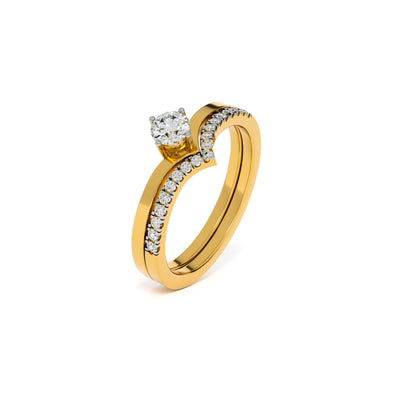 Sovereign V Duo 9KT Gold Laboratory Grown Diamond Ring
