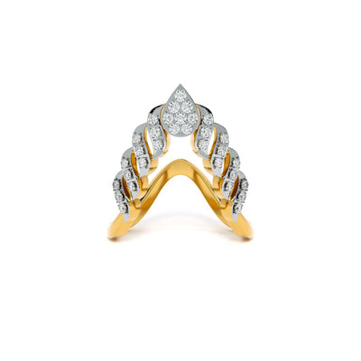 Regal Chain 9KT Gold Laboratory Grown Diamond Ring