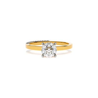 The Contour 9KT Gold Laboratory Grown Diamond Ring