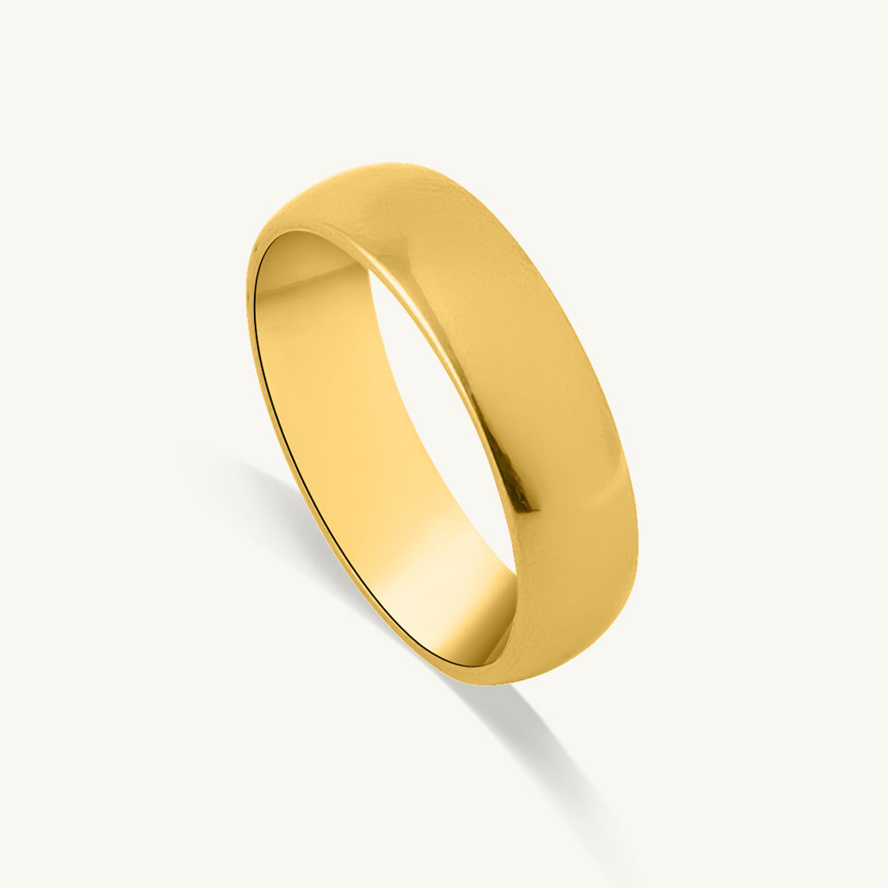 Bold Gleam Classic Dome Ring