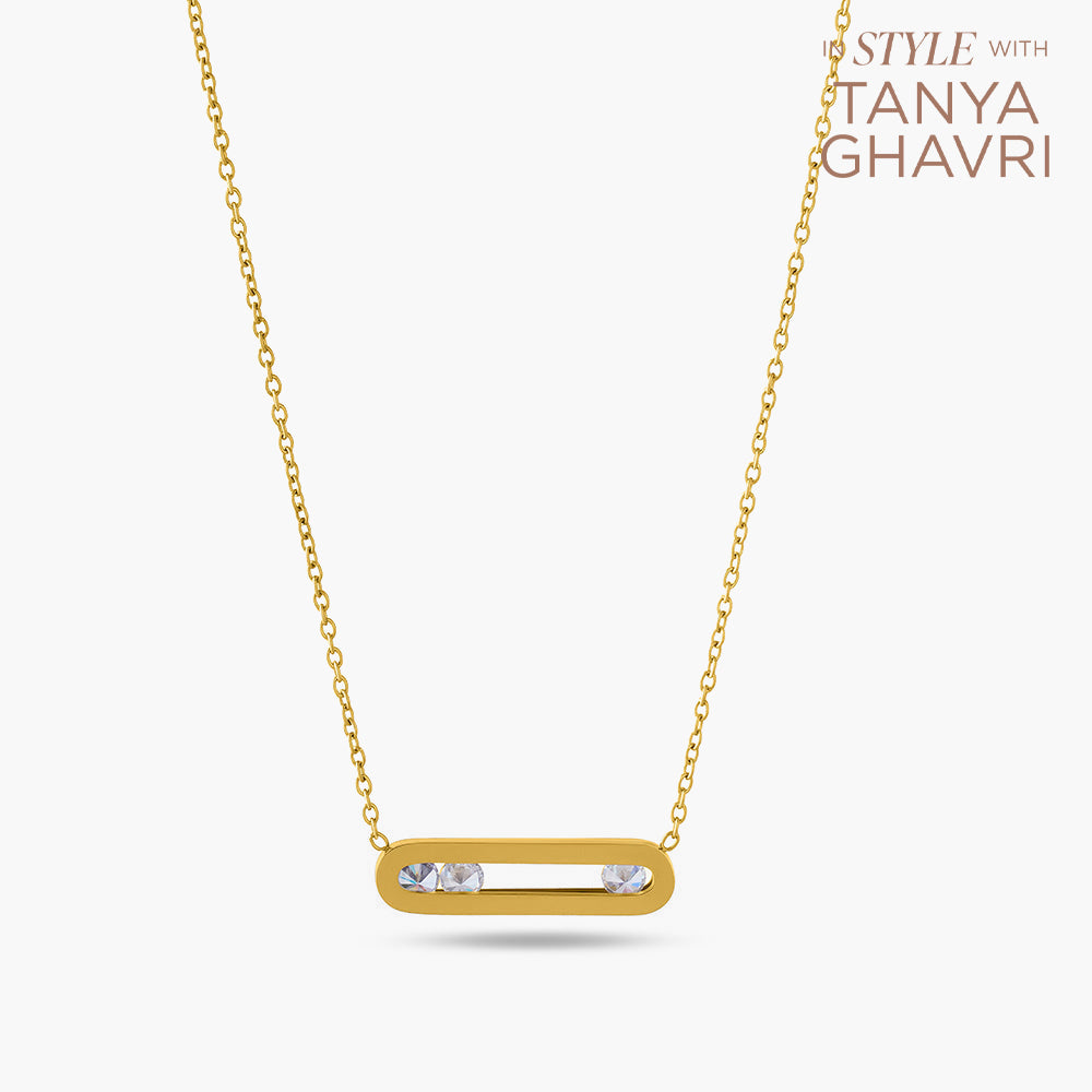 Stones Bar Necklace