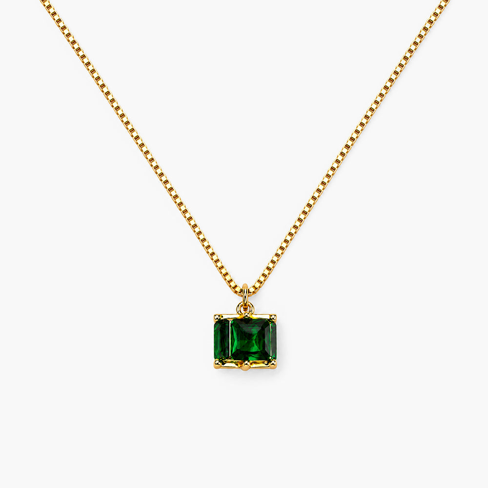 Emerald Ice Pendant Necklace